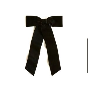 J.Crew Velvet Bow Hair Clip